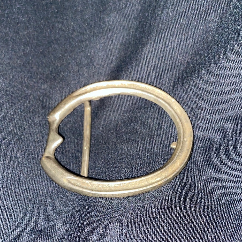 Sterling Women's or Men’s Buckle -signed DB